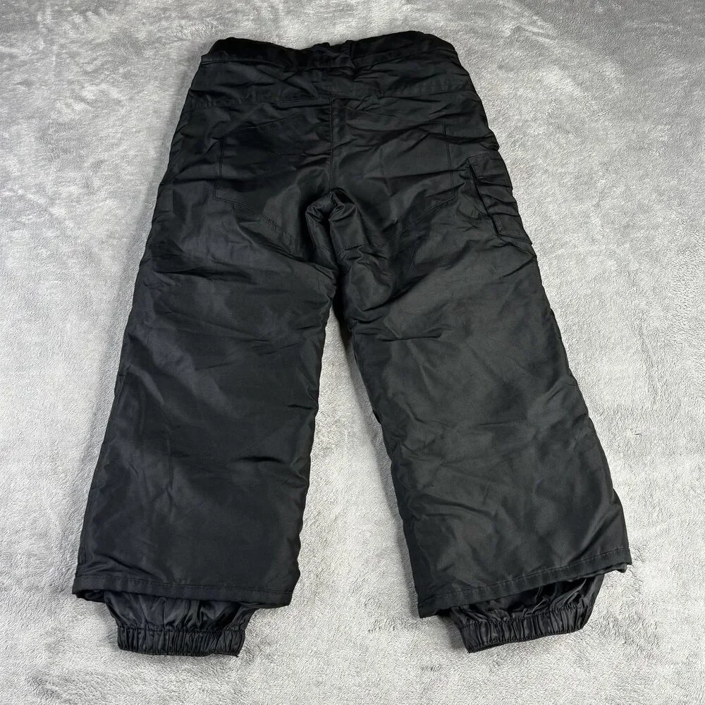 Champion Snow Pants Youth XS 4-5 Black Insulated‎ Winter Outdoor Ski Waterproof
